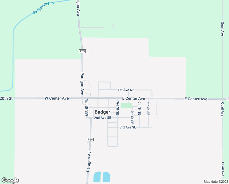 map of restaurants, bars, coffee shops, grocery stores, and more near 213 1st Ave NE in Badger