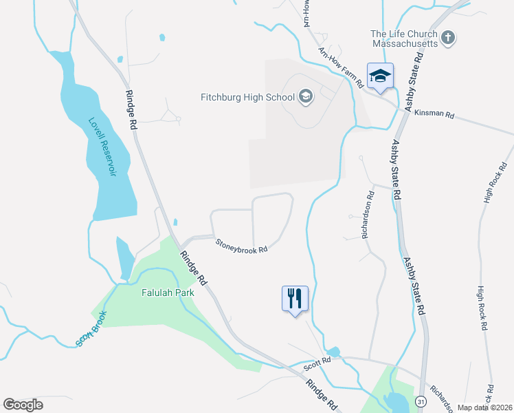 map of restaurants, bars, coffee shops, grocery stores, and more near 330 Stoneybrook Road in Fitchburg