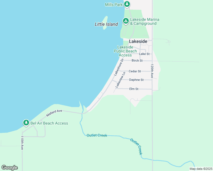 map of restaurants, bars, coffee shops, grocery stores, and more near 614 Lakeshore Drive in Lakeside