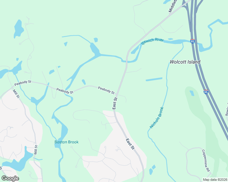 map of restaurants, bars, coffee shops, grocery stores, and more near 82 Peabody Street in Middleton