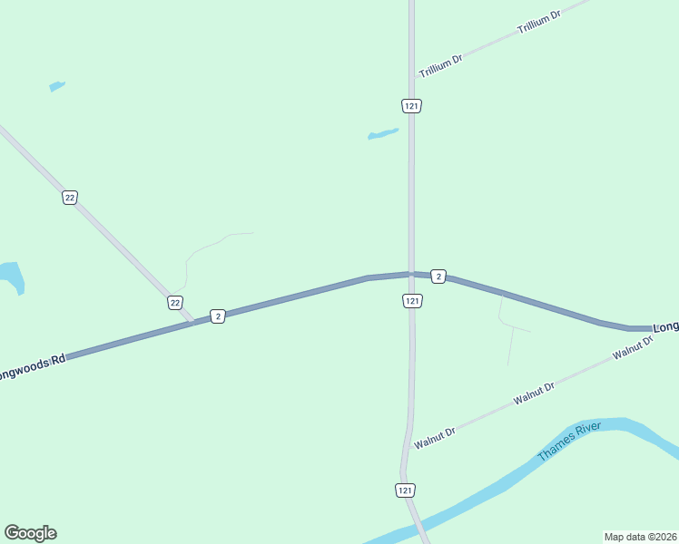 map of restaurants, bars, coffee shops, grocery stores, and more near 15869 Longwoods Road in Bothwell