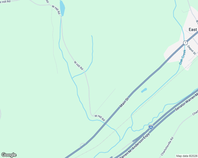 map of restaurants, bars, coffee shops, grocery stores, and more near 1099 West Hill Road in Worcester
