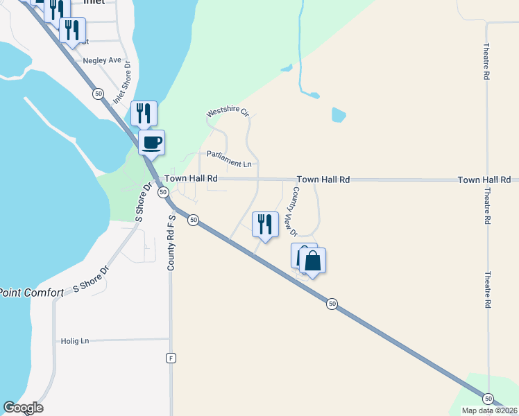 map of restaurants, bars, coffee shops, grocery stores, and more near 3485 Prairie Drive in Delavan