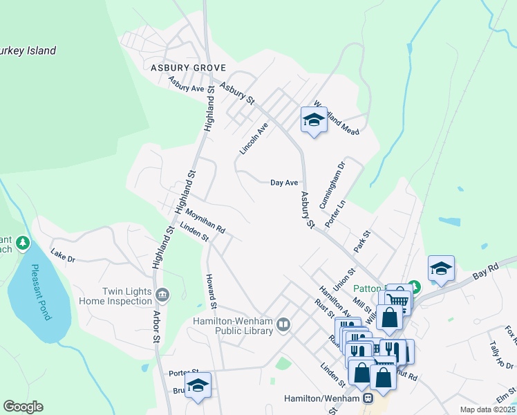 map of restaurants, bars, coffee shops, grocery stores, and more near 82 Lincoln Avenue in Hamilton