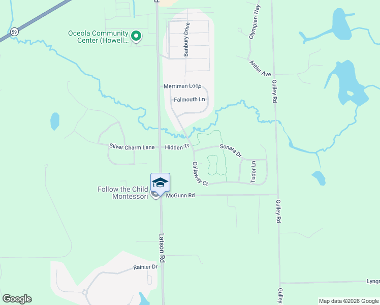 map of restaurants, bars, coffee shops, grocery stores, and more near 1383 Callaway Court in Howell