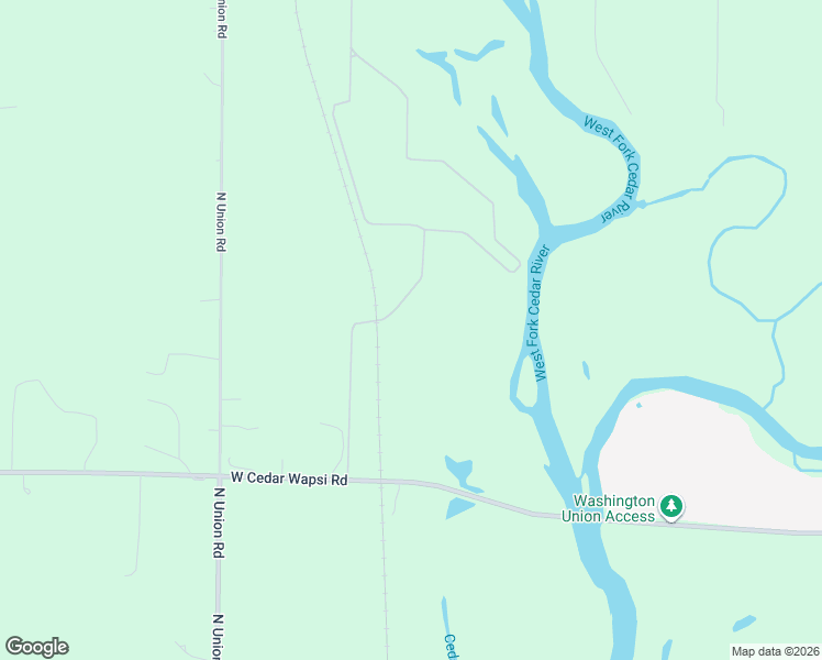 map of restaurants, bars, coffee shops, grocery stores, and more near 8236 Buck Ridge Road in Cedar Falls