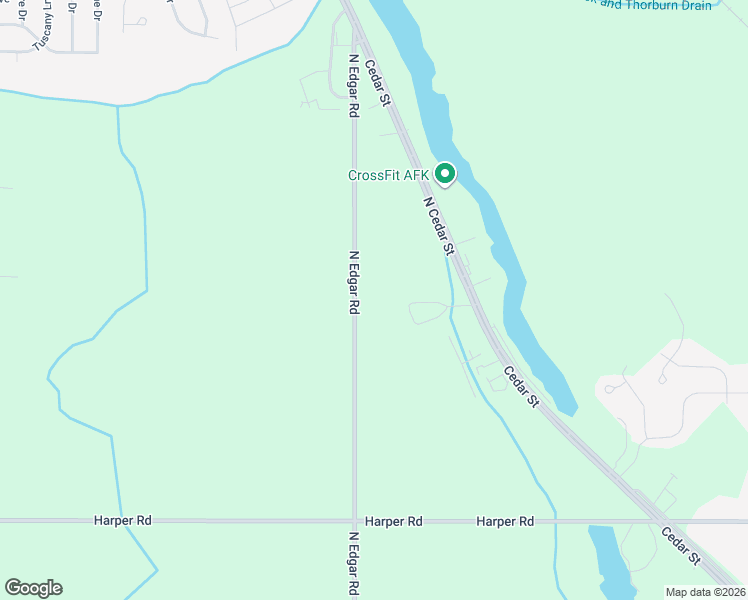map of restaurants, bars, coffee shops, grocery stores, and more near 1264 North Edgar Road in Mason