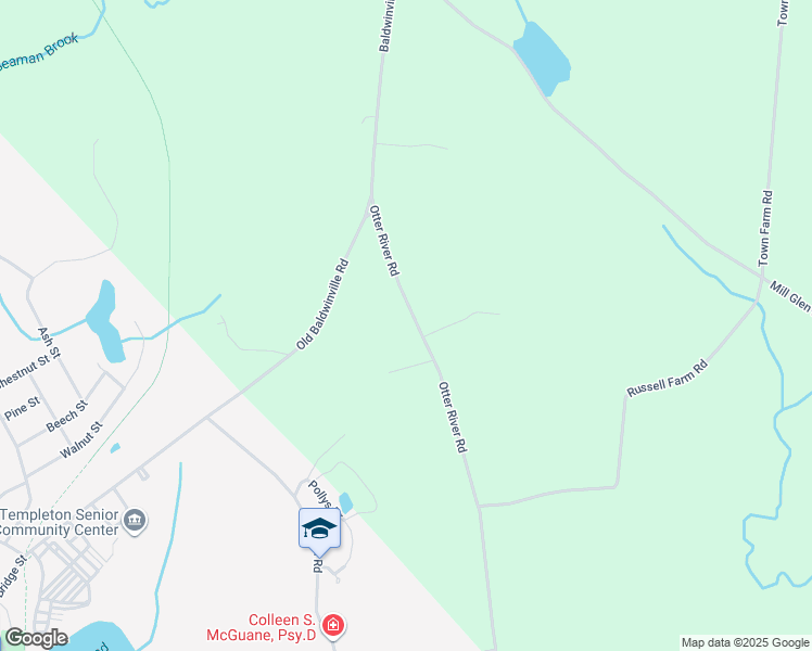 map of restaurants, bars, coffee shops, grocery stores, and more near 15 Otter River Road in Winchendon