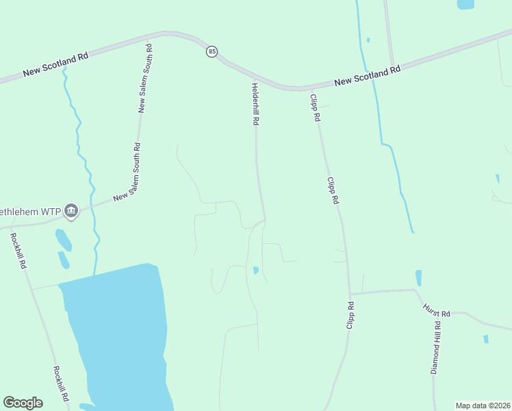 map of restaurants, bars, coffee shops, grocery stores, and more near 92 Helderhill Road in Voorheesville