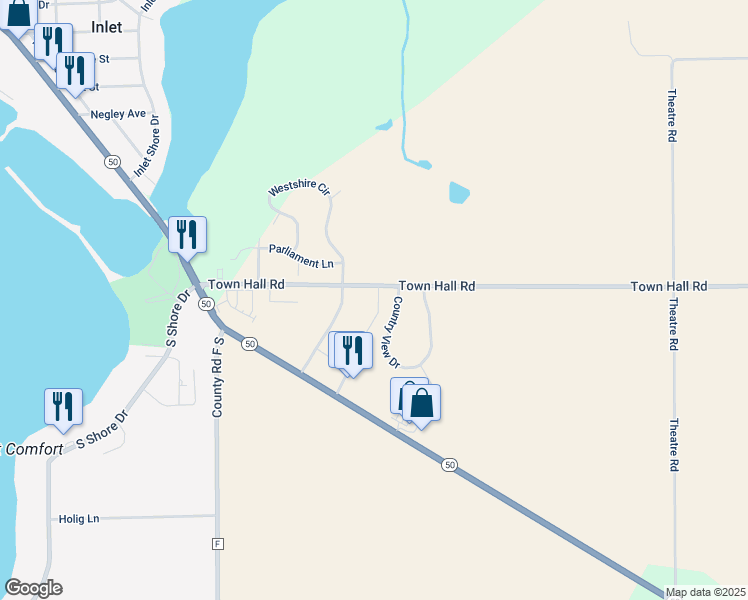 map of restaurants, bars, coffee shops, grocery stores, and more near 5551 Edgewater Court in Delavan
