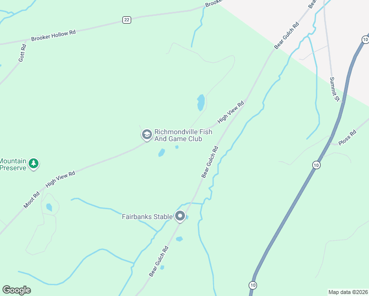 map of restaurants, bars, coffee shops, grocery stores, and more near 944 High View Road in Richmondville