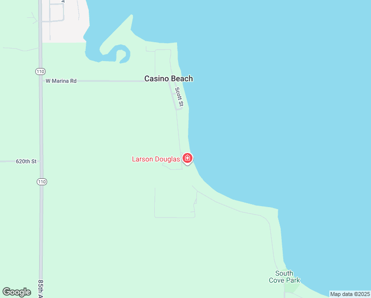 map of restaurants, bars, coffee shops, grocery stores, and more near 200 Casino Road in Storm Lake