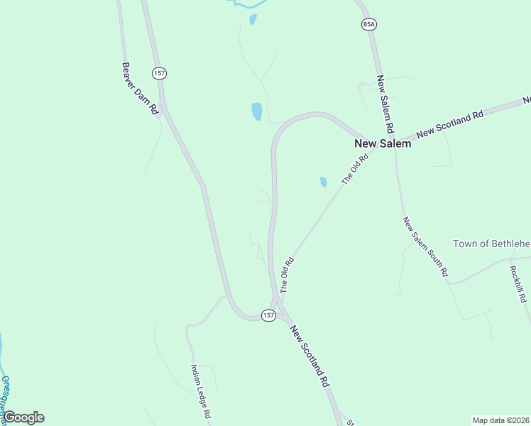 map of restaurants, bars, coffee shops, grocery stores, and more near 3 Blanchard Lane in Voorheesville