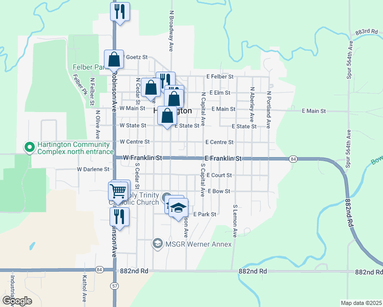109 South Madison Avenue, Hartington NE Walk Score