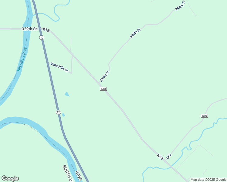 map of restaurants, bars, coffee shops, grocery stores, and more near 29690-30044 K18 in Sioux City