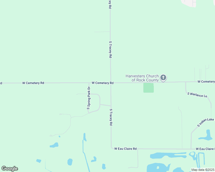 map of restaurants, bars, coffee shops, grocery stores, and more near 4108 South Tracey Road in Janesville