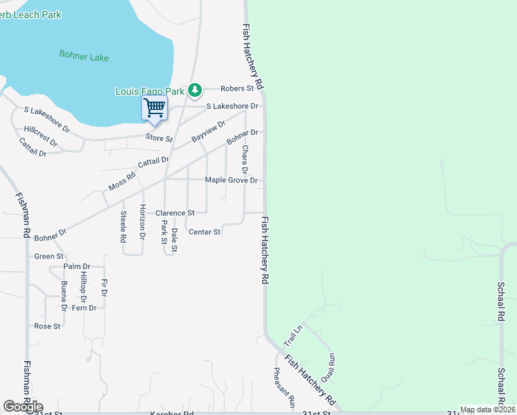 map of restaurants, bars, coffee shops, grocery stores, and more near 8426 Fish Hatchery Road in Burlington