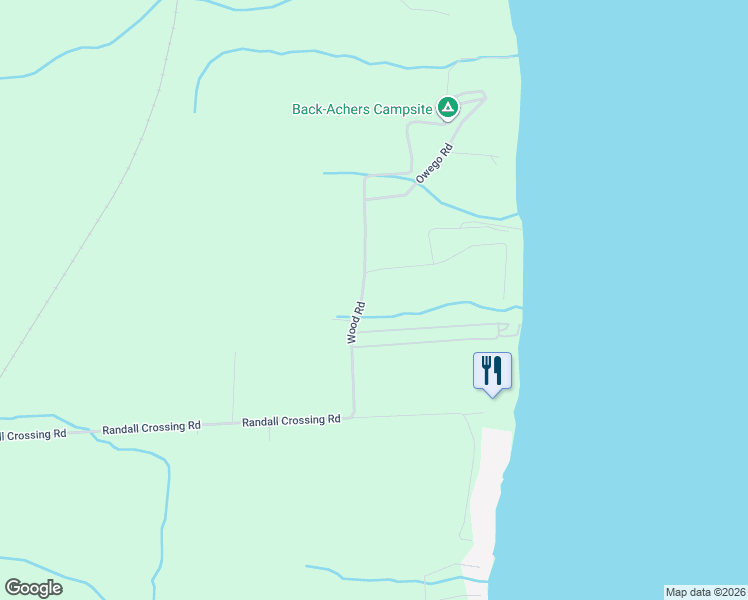 map of restaurants, bars, coffee shops, grocery stores, and more near 2983 Wood Road in Himrod