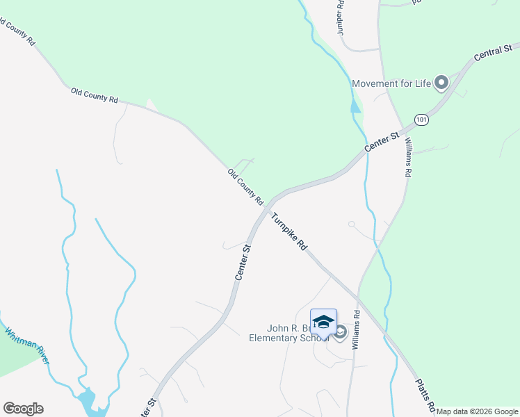 map of restaurants, bars, coffee shops, grocery stores, and more near 5 Old County Road in Ashburnham