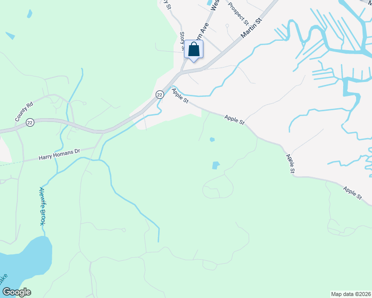 map of restaurants, bars, coffee shops, grocery stores, and more near 25 Apple Street in Essex