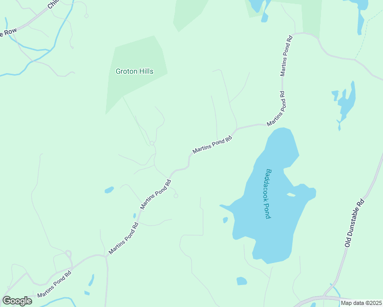 map of restaurants, bars, coffee shops, grocery stores, and more near 653 Martins Pond Road in Groton