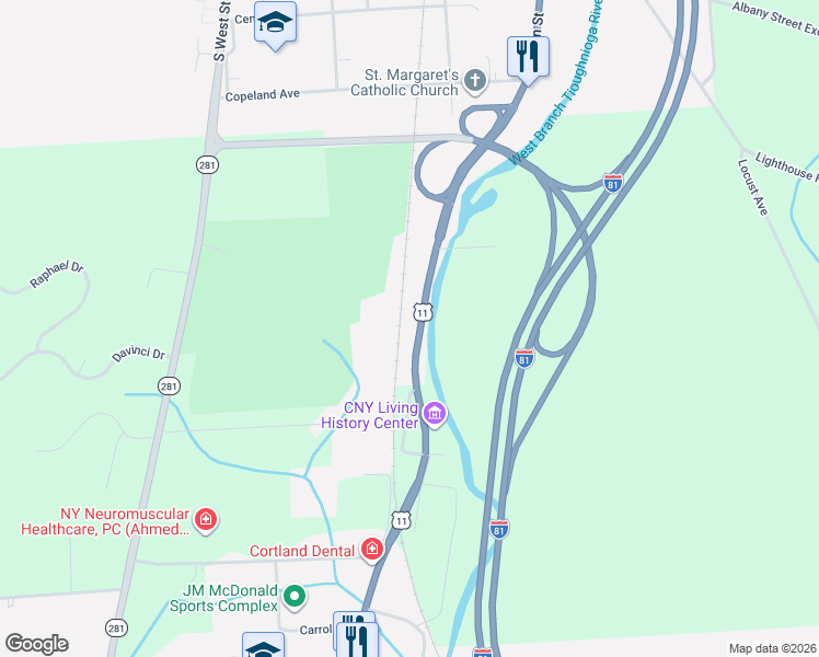 map of restaurants, bars, coffee shops, grocery stores, and more near 215 S Main St in Homer