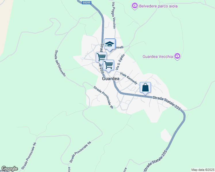 map of restaurants, bars, coffee shops, grocery stores, and more near 5 Vicolo del Lavoreccio in Guardea