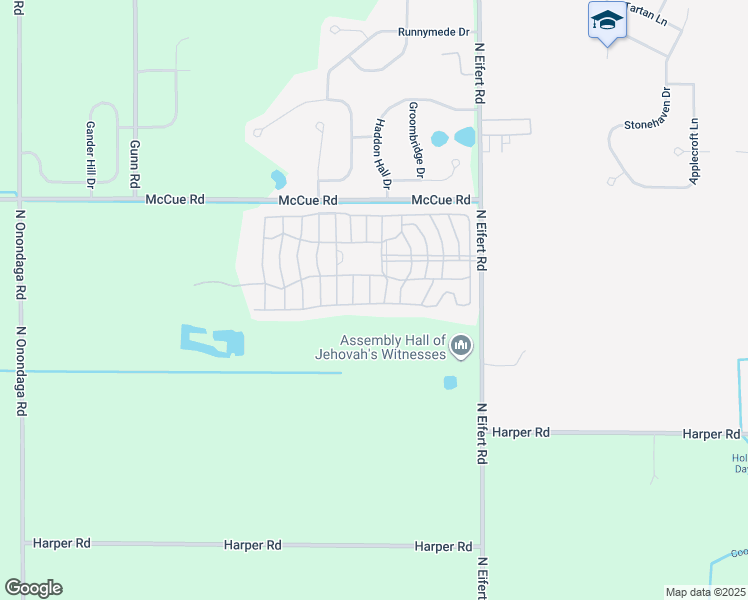 map of restaurants, bars, coffee shops, grocery stores, and more near 1392 Clermont Road in Holt