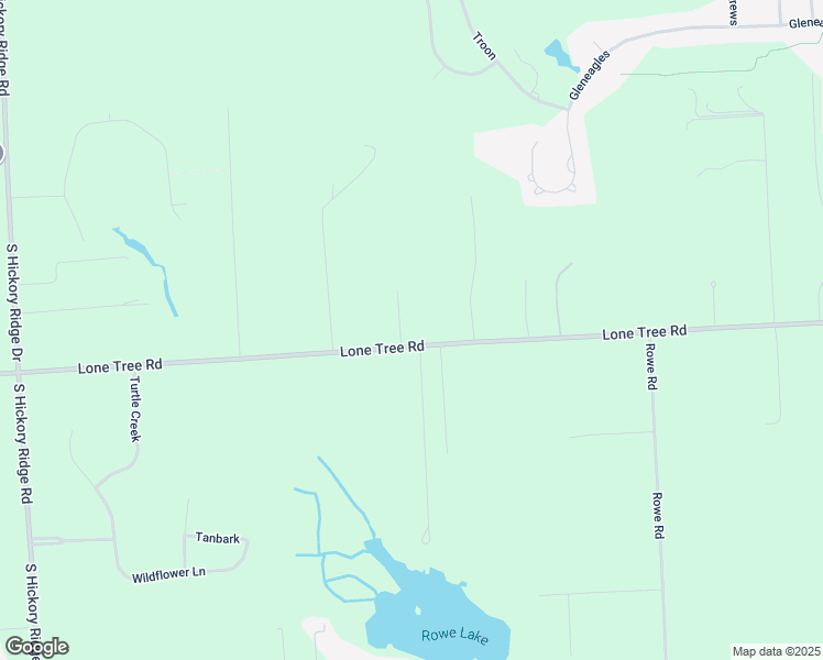 map of restaurants, bars, coffee shops, grocery stores, and more near 2214 Lone Tree Road in Highland Charter Township