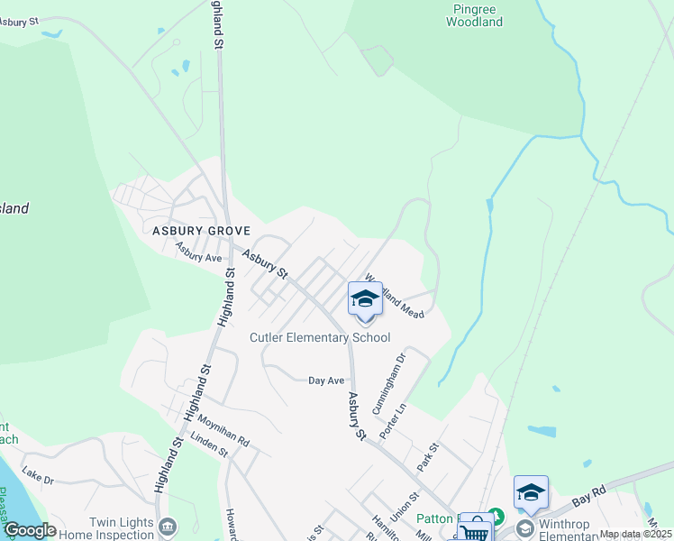 map of restaurants, bars, coffee shops, grocery stores, and more near 33 Grant Avenue in Hamilton