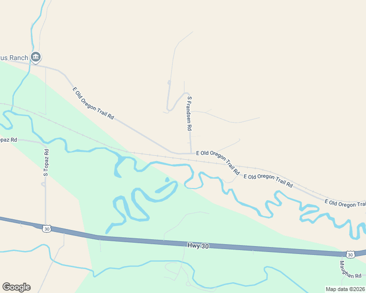 map of restaurants, bars, coffee shops, grocery stores, and more near 7713-7775 East Old Oregon Trail Road in Lava Hot Springs