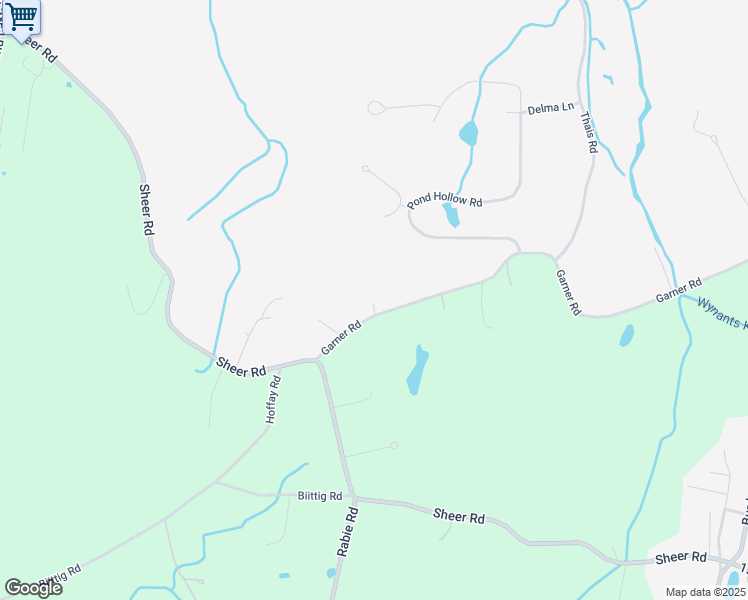 map of restaurants, bars, coffee shops, grocery stores, and more near 34 Garner Road in Averill Park
