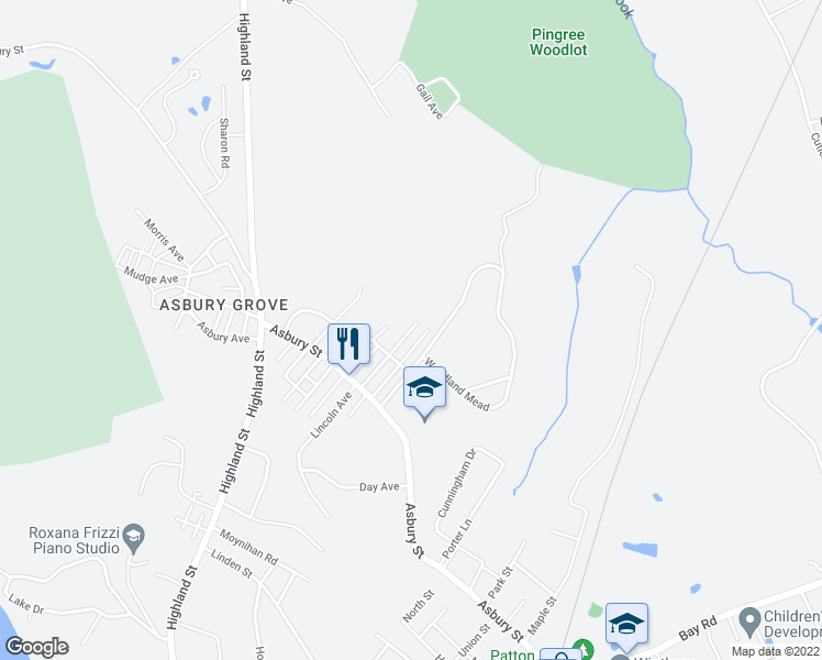 map of restaurants, bars, coffee shops, grocery stores, and more near 80 Grant Avenue in Hamilton