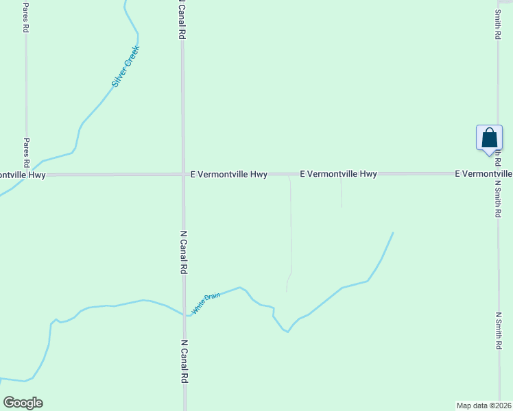 map of restaurants, bars, coffee shops, grocery stores, and more near 9184 Vermontville Highway in Windsor charter Township