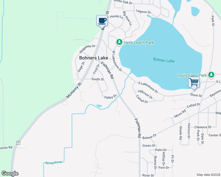 map of restaurants, bars, coffee shops, grocery stores, and more near 34116 Valley Drive in Burlington