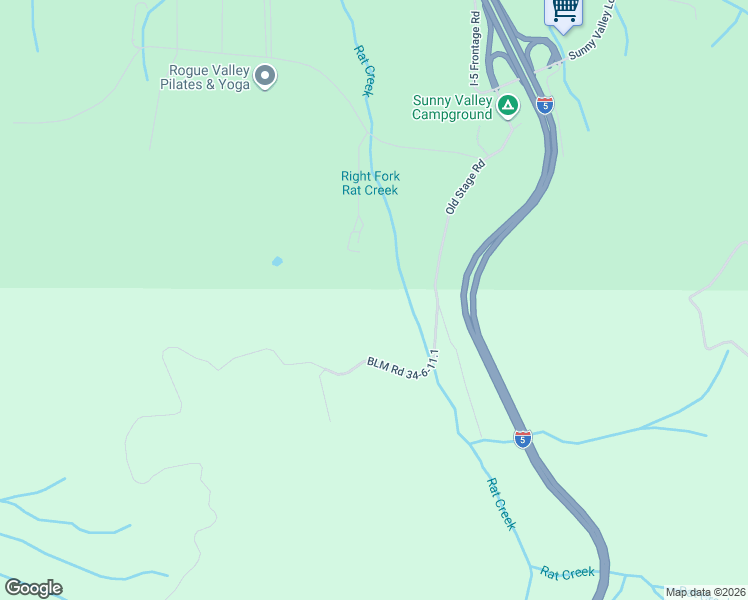 map of restaurants, bars, coffee shops, grocery stores, and more near 433 Old Stage Road in Josephine