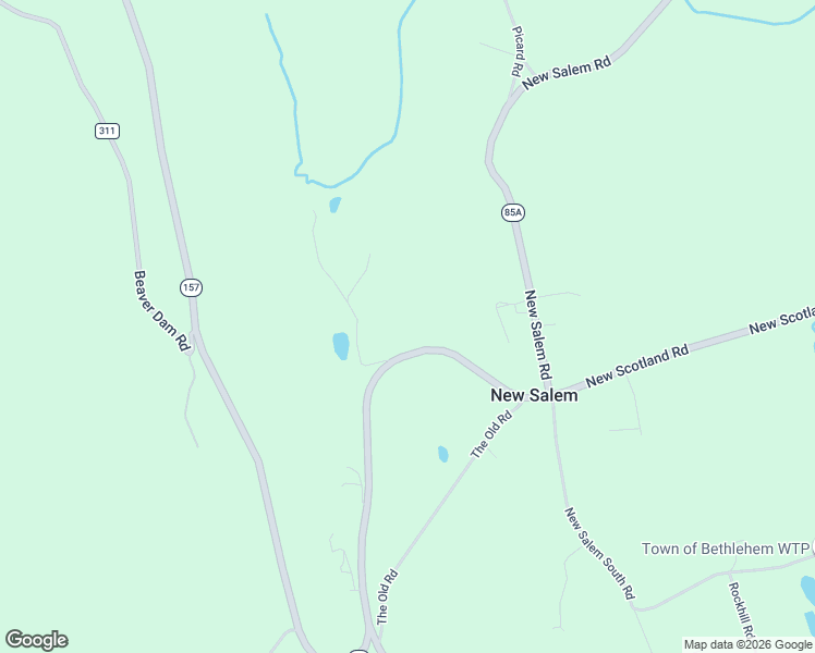 map of restaurants, bars, coffee shops, grocery stores, and more near 2763 New Scotland Rd in Voorheesville