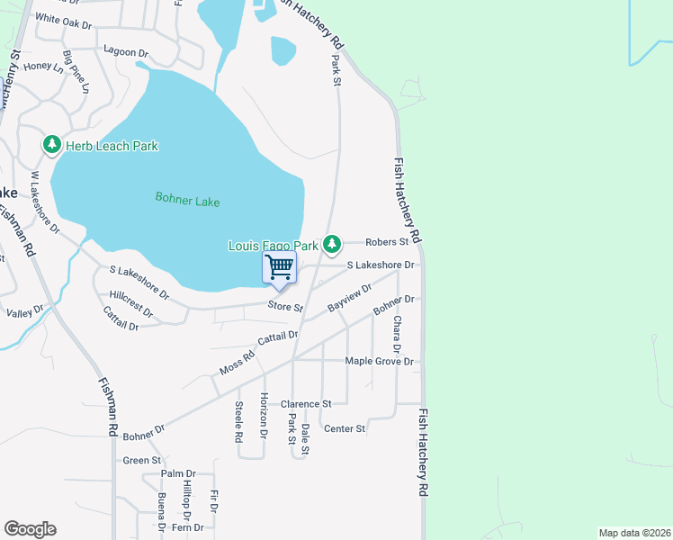 map of restaurants, bars, coffee shops, grocery stores, and more near 32900 South Lakeshore Drive in Burlington