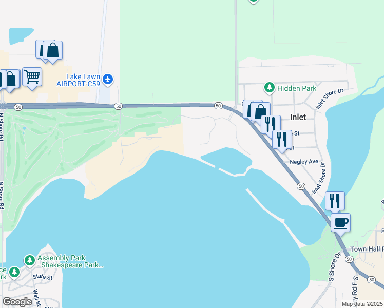 map of restaurants, bars, coffee shops, grocery stores, and more near Unnamed Road in Delavan