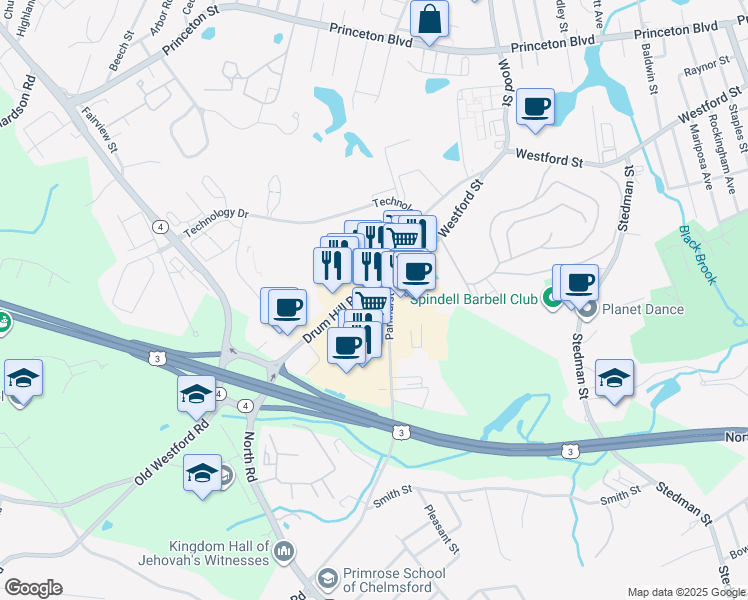 40 Drum Hill Road, Chelmsford MA Walk Score