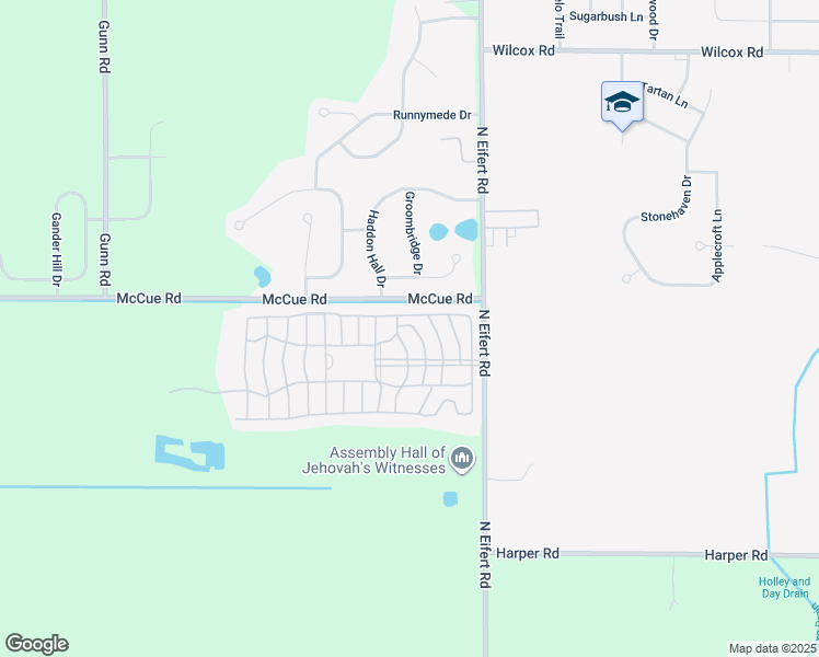 map of restaurants, bars, coffee shops, grocery stores, and more near 5086 West Rotterdam Road in Delhi charter Township