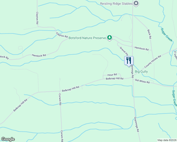 map of restaurants, bars, coffee shops, grocery stores, and more near 4014 Belknap Hill Road in Branchport