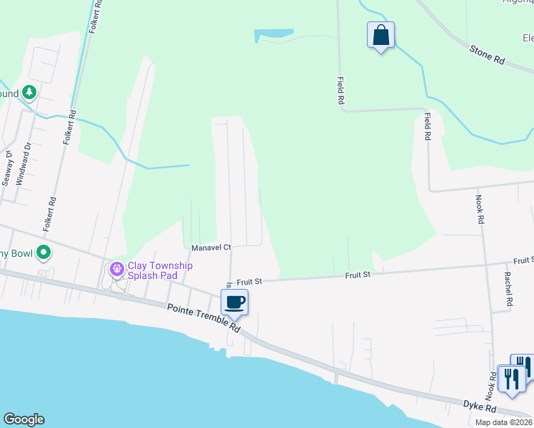 map of restaurants, bars, coffee shops, grocery stores, and more near 9379 Oakdale Street in Pearl Beach