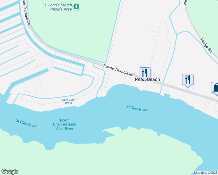 map of restaurants, bars, coffee shops, grocery stores, and more near 9833 Willow Court in Clay Township