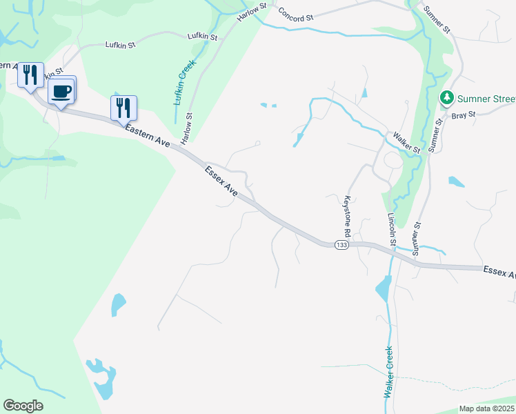 map of restaurants, bars, coffee shops, grocery stores, and more near 622 Essex Avenue in Gloucester