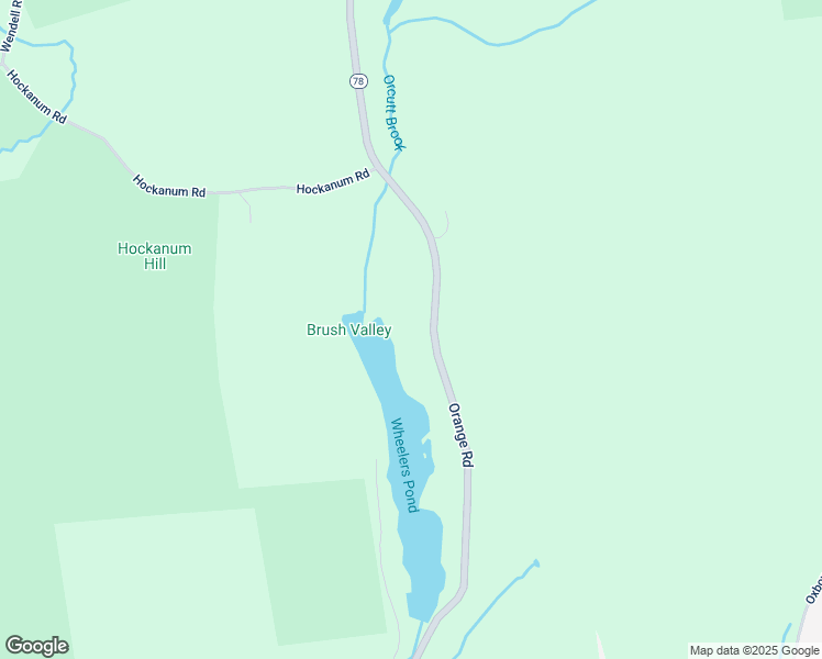 map of restaurants, bars, coffee shops, grocery stores, and more near 843 Orange Rd in Warwick
