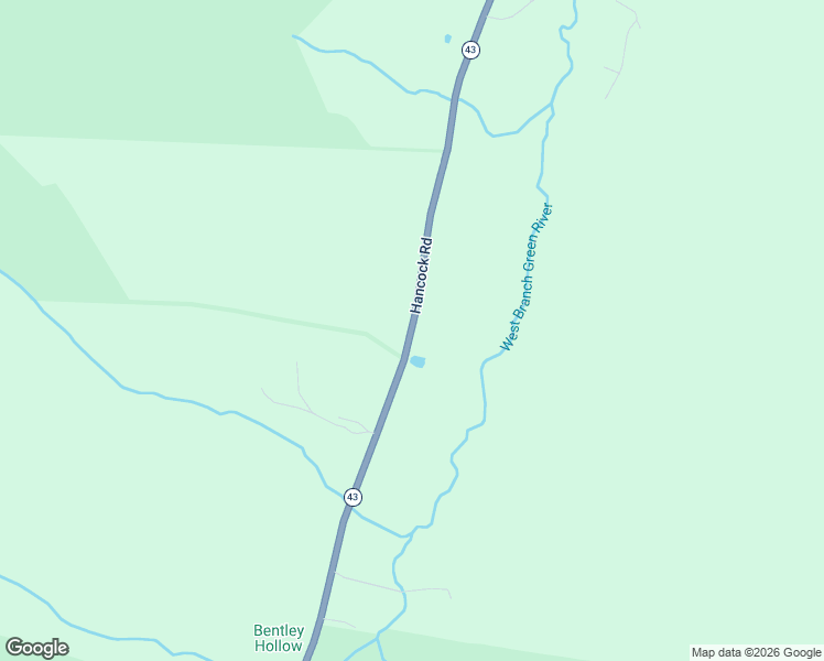 map of restaurants, bars, coffee shops, grocery stores, and more near Massachusetts 43 in Williamstown