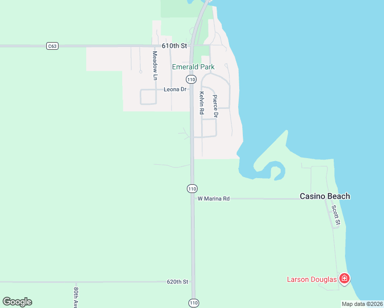 map of restaurants, bars, coffee shops, grocery stores, and more near 6146 85th Avenue in Storm Lake