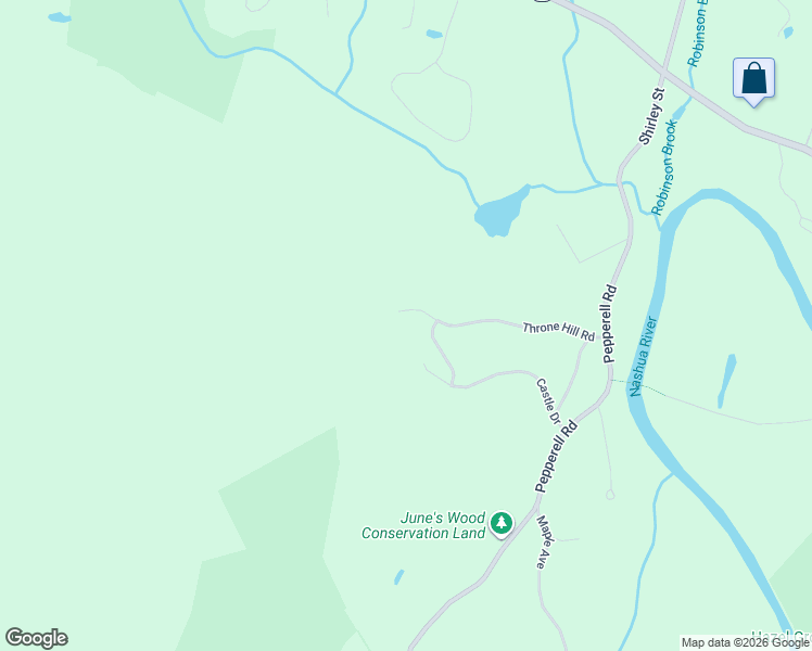 map of restaurants, bars, coffee shops, grocery stores, and more near 15 Rooks Run in Groton