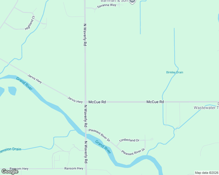 map of restaurants, bars, coffee shops, grocery stores, and more near 6464 McCue Road in Delhi Charter Township